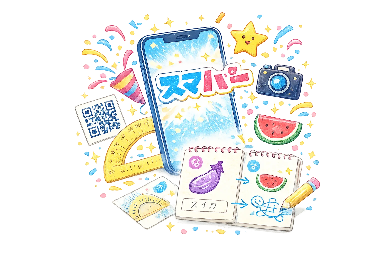 スマパーのゲームイメージ(スマホ・QR・各ゲーム)